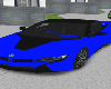 Blue BMW I8