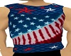 Tank Top red white &Blue