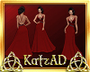 AD! Aura Red Long Gown