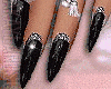 Black Nails+Rings