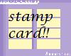 my card stamp!