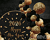 New Year Gold Sign