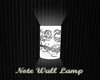 Note Wall Lamp
