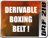 Champion Boxing Belt