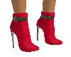 *F70 Red Suede Boots