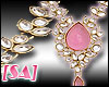 [SA]Pink Kundan Necklace