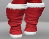 Red/Whi Xmas High Boots