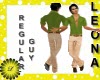 REGULAR GUY GREEN OUTFIT