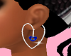 Blue Heart Earrings Anim