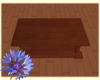 Coffee table red wood