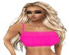 PINK LACE MINI TOP