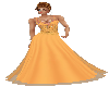 Cilla's Persimmon Gown