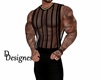 black sleavless shirt