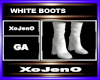 WHITE BOOTS