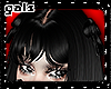 Black Bangs + Black Bows