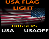 USA Flag Light  Wearable