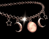 !! Moon Pink Necklace