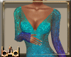 Teal Purples Lovess Gown