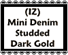 (IZ) Mini Denim DarkGold