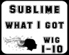 Sublime-wig