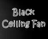Black Ceiling fan