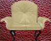 CREAM LEATHER CHAIR