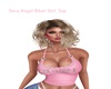 Pink Sexy Angel BikerTop