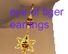 eye of tiger earrings