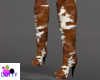 sexy cowhide boots