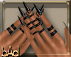 Black Nails Rings