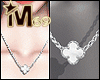 Silver White Necklace F