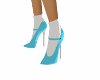 50's heels light blue