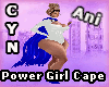 Power Girl Ani Cape