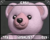 Purple Teddy Decor