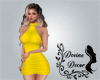 Yellow Zip Dress
