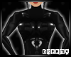 *D* Black Latex Bodysuit