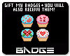 LoveCakes Cupcake Badges