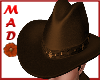 brown cowboy hat