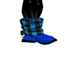 Blue Ski Boots