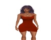 {LS} Red Corset Dress