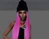 Black Benie Pink Hair