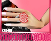 kawaii rose pink ring