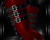 b red goth boots