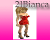 21b- red short dress