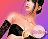 Black Gold Heart Dress