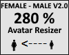 Avatar scaler 280% V2.0
