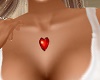 KC~Red Heart Chest Tatto
