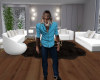 Cjt's Blue Open Shirt