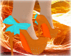 Kawaii Orange Shoes