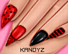 !!K Coot Nails Red L V1